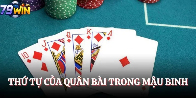Thứ tự của các quân bài trong Mậu Binh