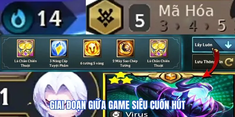 Giai đoạn giữa game siêu cuốn hút