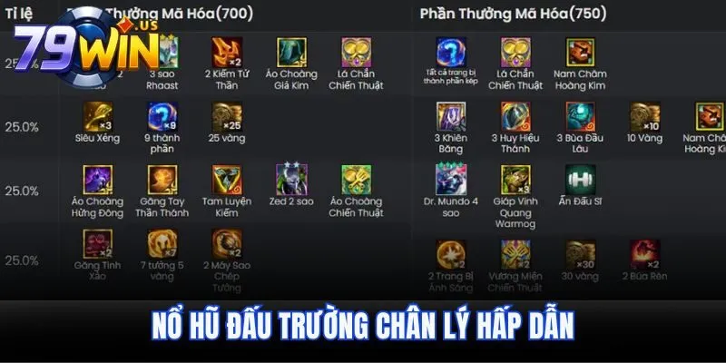 Nổ hũ Đấu Trường Chân Lý hấp dẫn